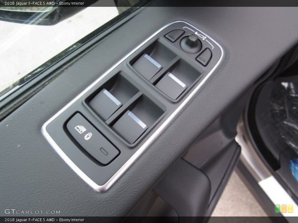 Ebony Interior Controls for the 2018 Jaguar F-PACE S AWD #126831896