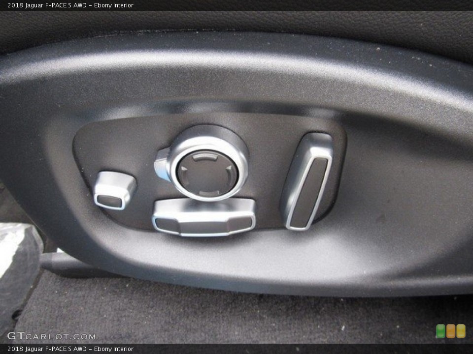 Ebony Interior Controls for the 2018 Jaguar F-PACE S AWD #126831929