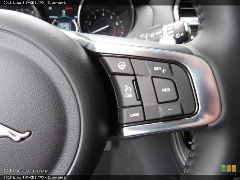 Ebony Interior Controls for the 2018 Jaguar F-PACE S AWD #126831983