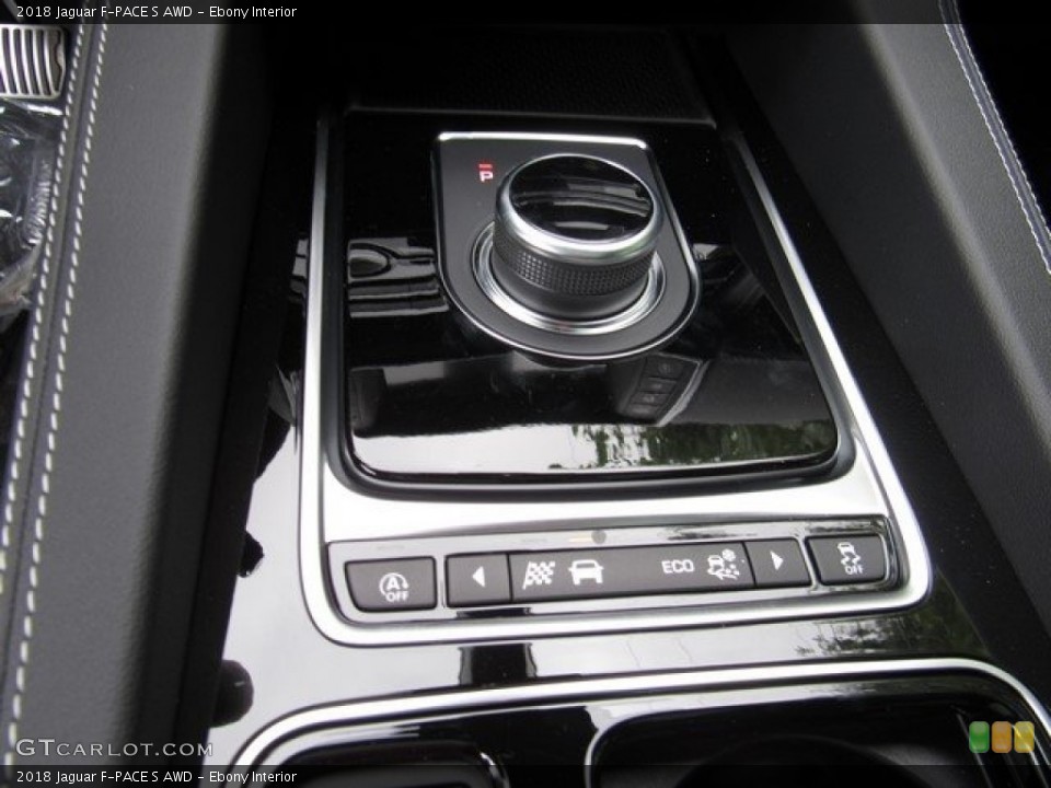 Ebony Interior Controls for the 2018 Jaguar F-PACE S AWD #126832067