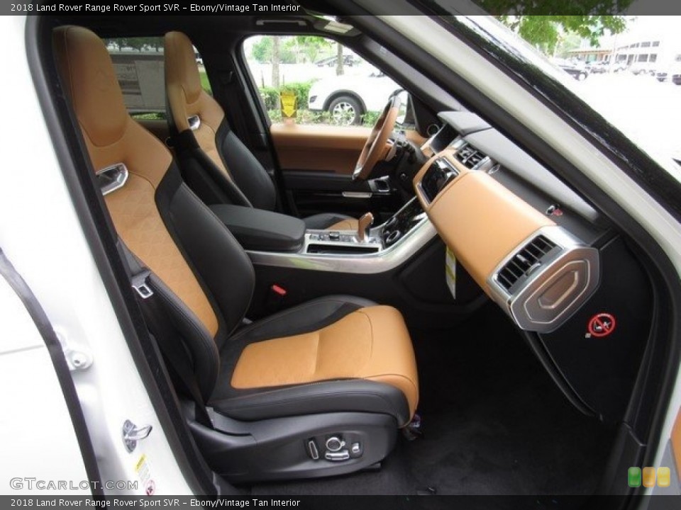 Ebony/Vintage Tan 2018 Land Rover Range Rover Sport Interiors