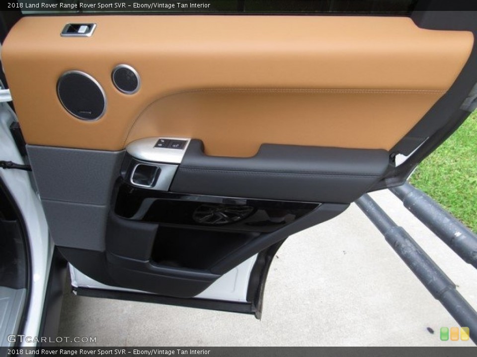 Ebony/Vintage Tan Interior Door Panel for the 2018 Land Rover Range Rover Sport SVR #126834149