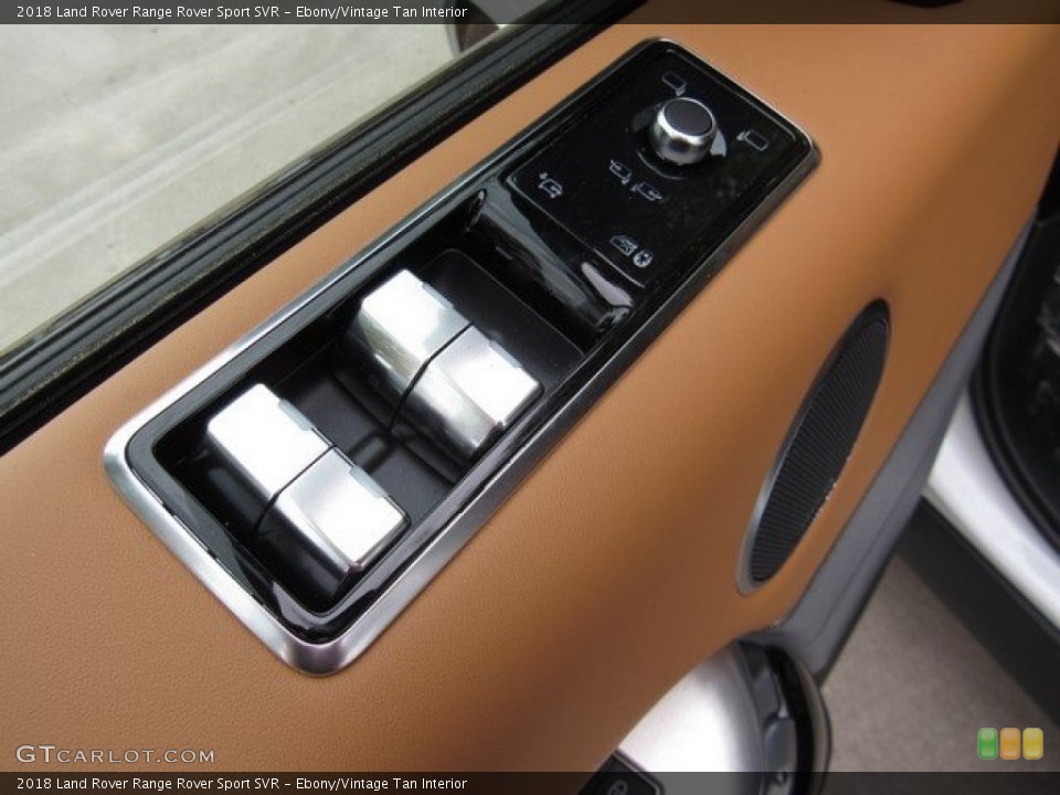 Ebony/Vintage Tan Interior Controls for the 2018 Land Rover Range Rover Sport SVR #126834185