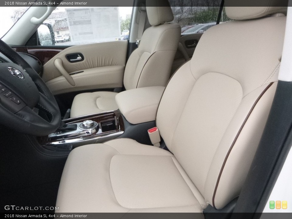 Almond Interior Front Seat for the 2018 Nissan Armada SL 4x4 #126835679