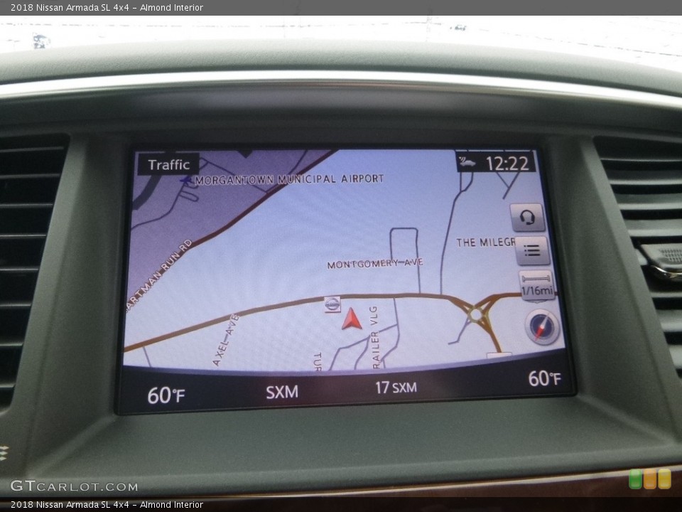 Almond Interior Navigation for the 2018 Nissan Armada SL 4x4 #126835685