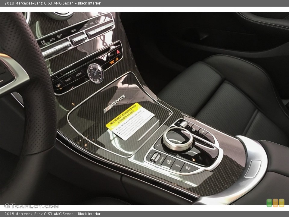 Black Interior Controls for the 2018 Mercedes-Benz C 63 AMG Sedan #126838997