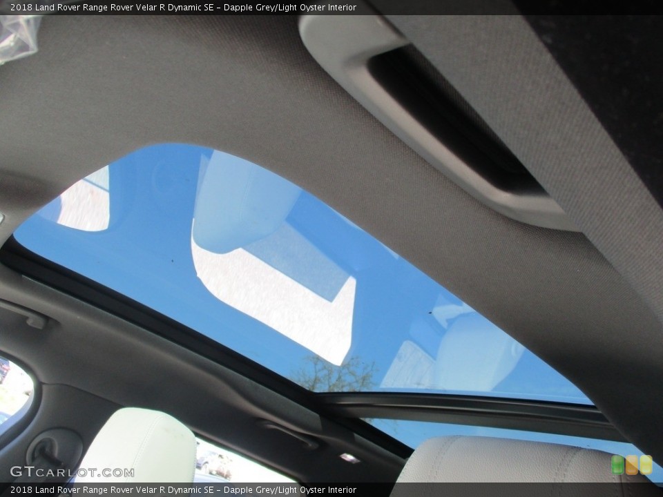 Dapple Grey/Light Oyster Interior Sunroof for the 2018 Land Rover Range Rover Velar R Dynamic SE #126841607