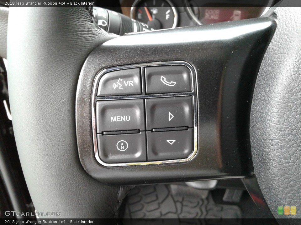 Black Interior Controls for the 2018 Jeep Wrangler Rubicon 4x4 #126841657