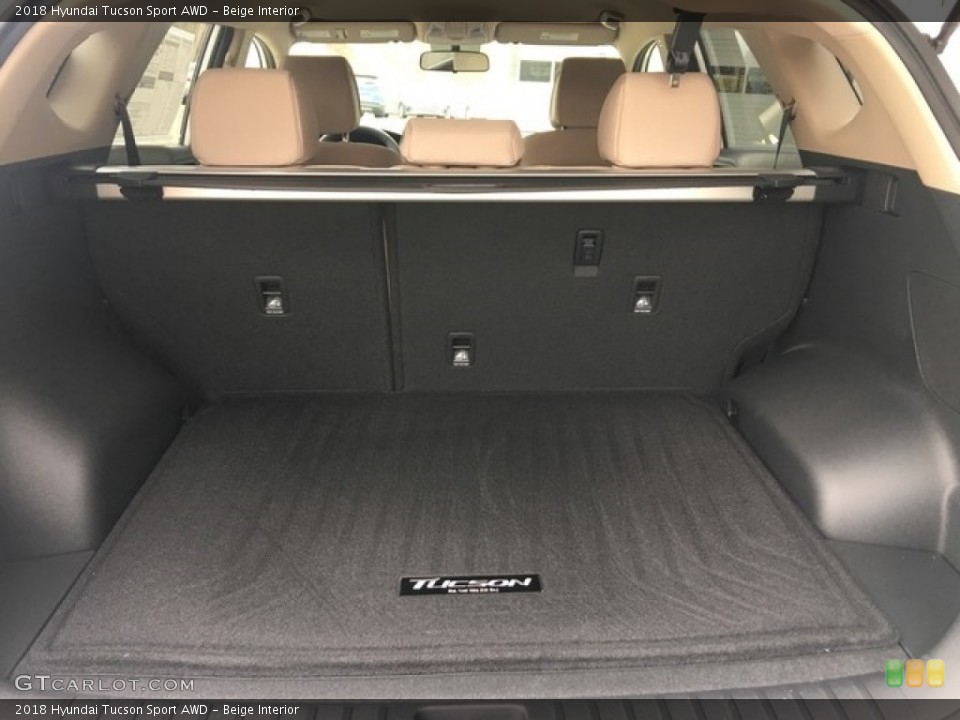 Beige Interior Trunk for the 2018 Hyundai Tucson Sport AWD #126846182