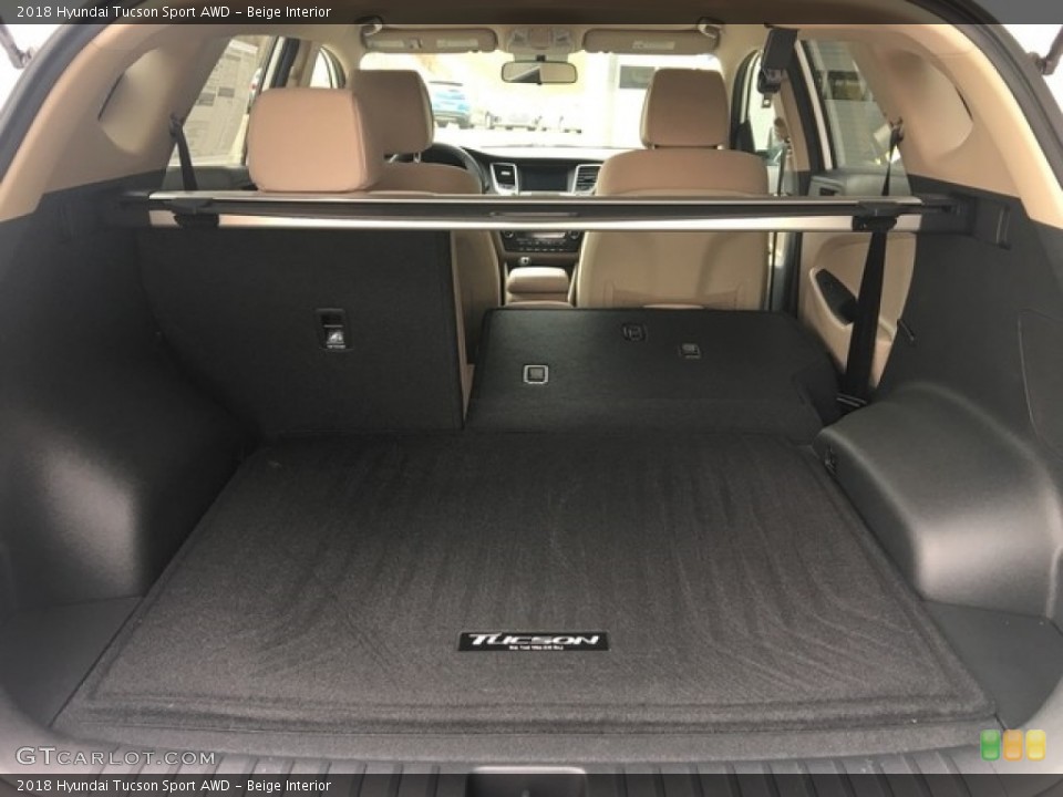 Beige Interior Trunk for the 2018 Hyundai Tucson Sport AWD #126846194