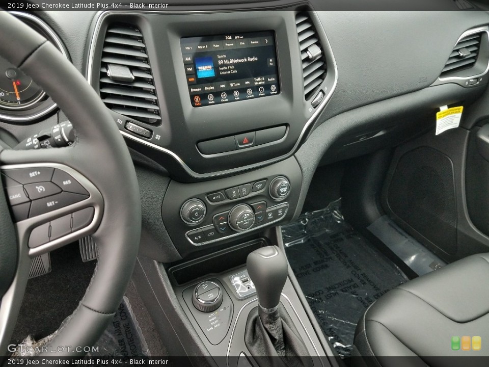 Black Interior Controls for the 2019 Jeep Cherokee Latitude Plus 4x4 #126846470