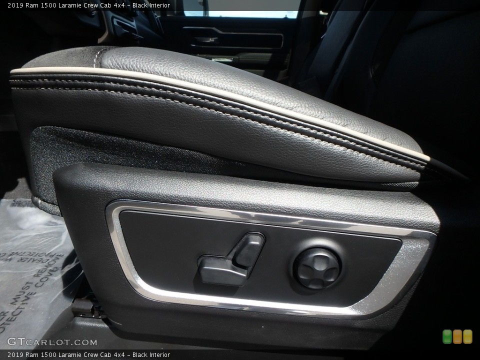 Black Interior Controls for the 2019 Ram 1500 Laramie Crew Cab 4x4 #126853151