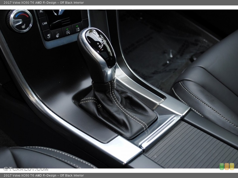Off Black Interior Transmission for the 2017 Volvo XC60 T6 AWD R-Design #126870715