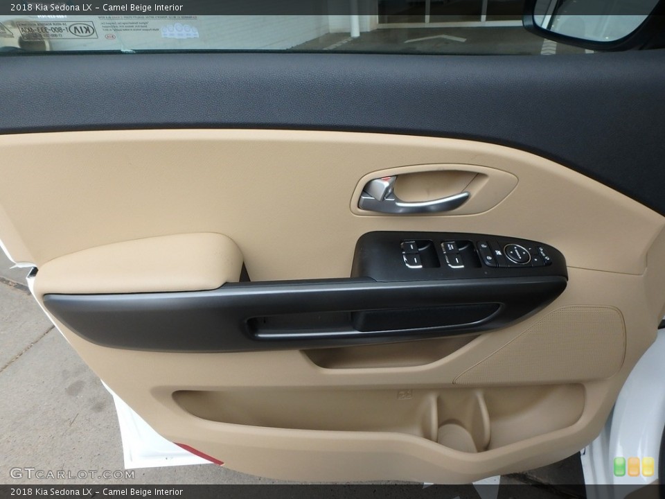 Camel Beige Interior Door Panel for the 2018 Kia Sedona LX #126874705