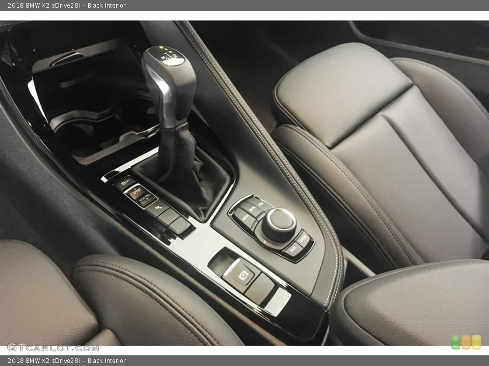 Black Interior Controls for the 2018 BMW X2 sDrive28i #126878353