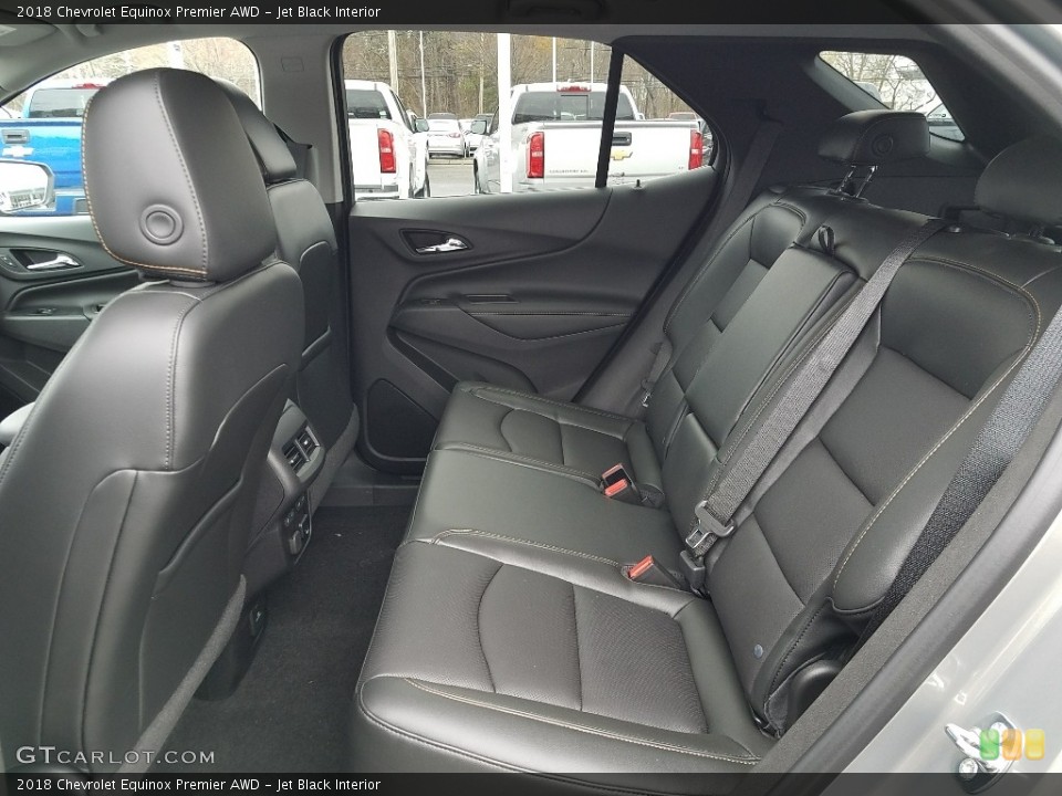 Jet Black Interior Rear Seat for the 2018 Chevrolet Equinox Premier AWD #126880741