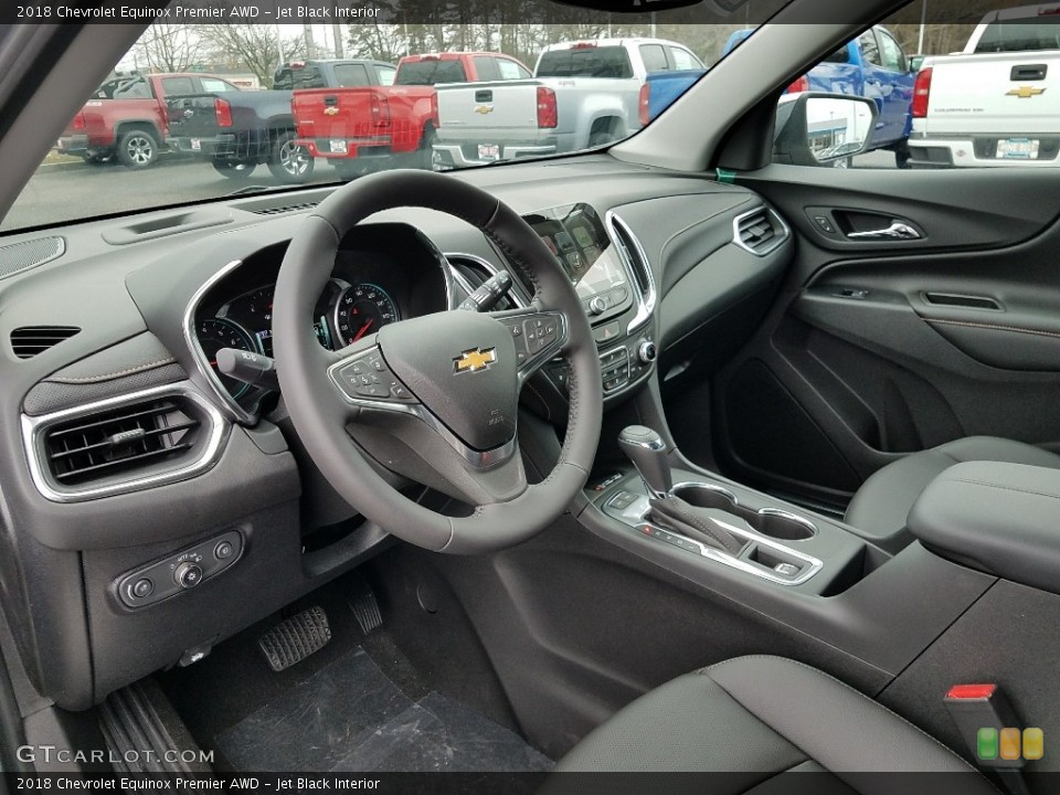 Jet Black Interior Photo for the 2018 Chevrolet Equinox Premier AWD #126880747