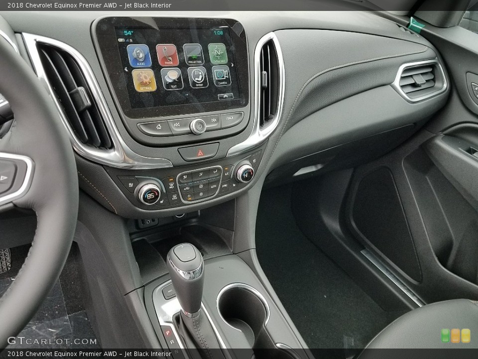 Jet Black Interior Controls for the 2018 Chevrolet Equinox Premier AWD #126880768