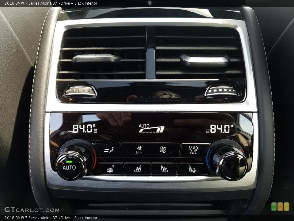 Black Interior Controls for the 2018 BMW 7 Series Alpina B7 xDrive #126881472