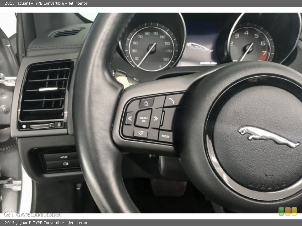 Jet Interior Steering Wheel for the 2015 Jaguar F-TYPE Convertible #126887994