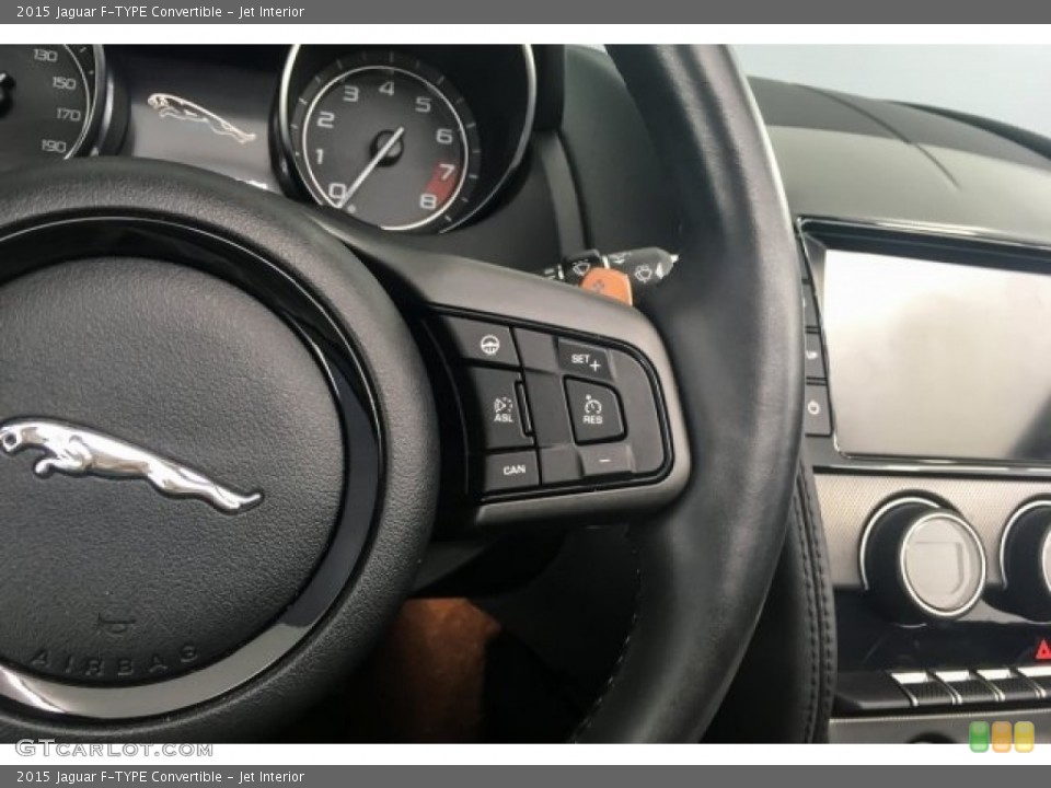 Jet Interior Steering Wheel for the 2015 Jaguar F-TYPE Convertible #126888014