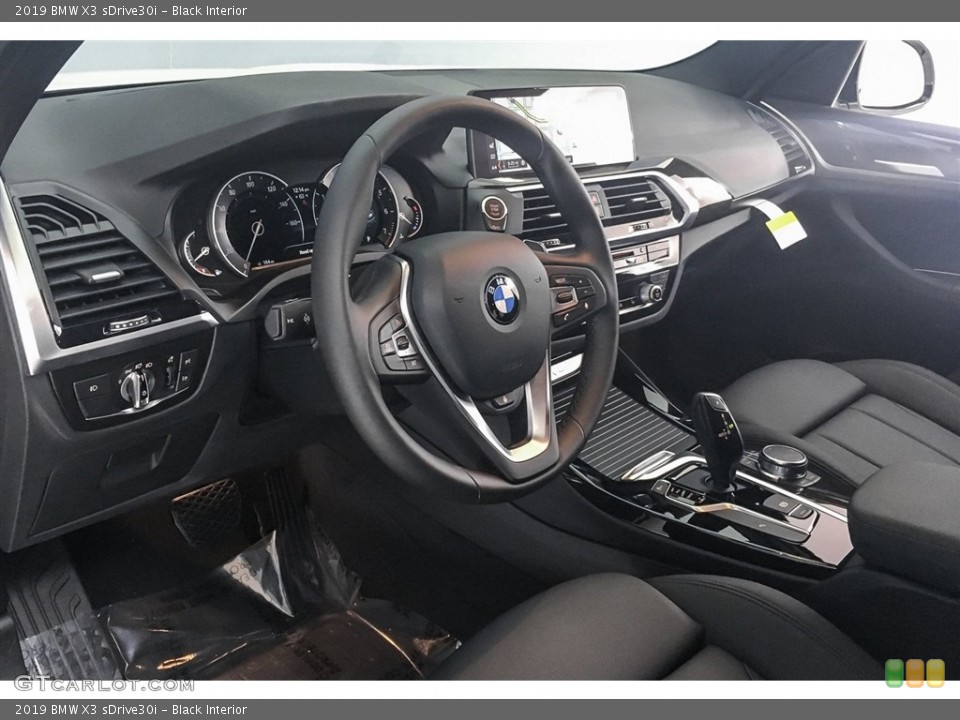 Black Interior Photo for the 2019 BMW X3 sDrive30i #126888429