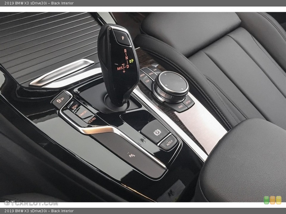 Black Interior Transmission for the 2019 BMW X3 sDrive30i #126888456