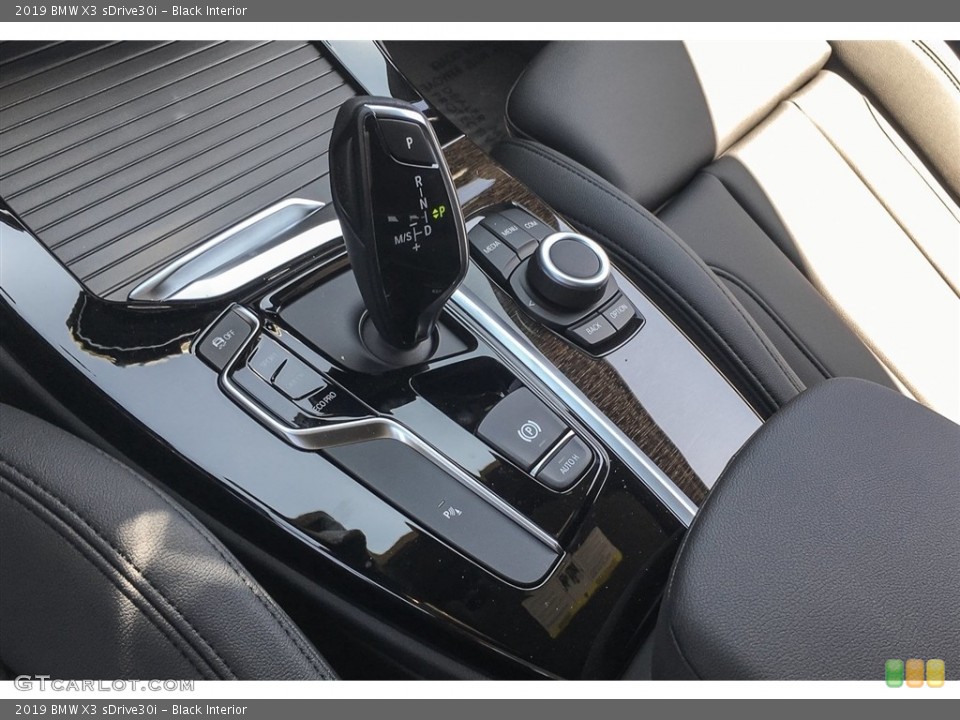 Black Interior Transmission for the 2019 BMW X3 sDrive30i #126888771