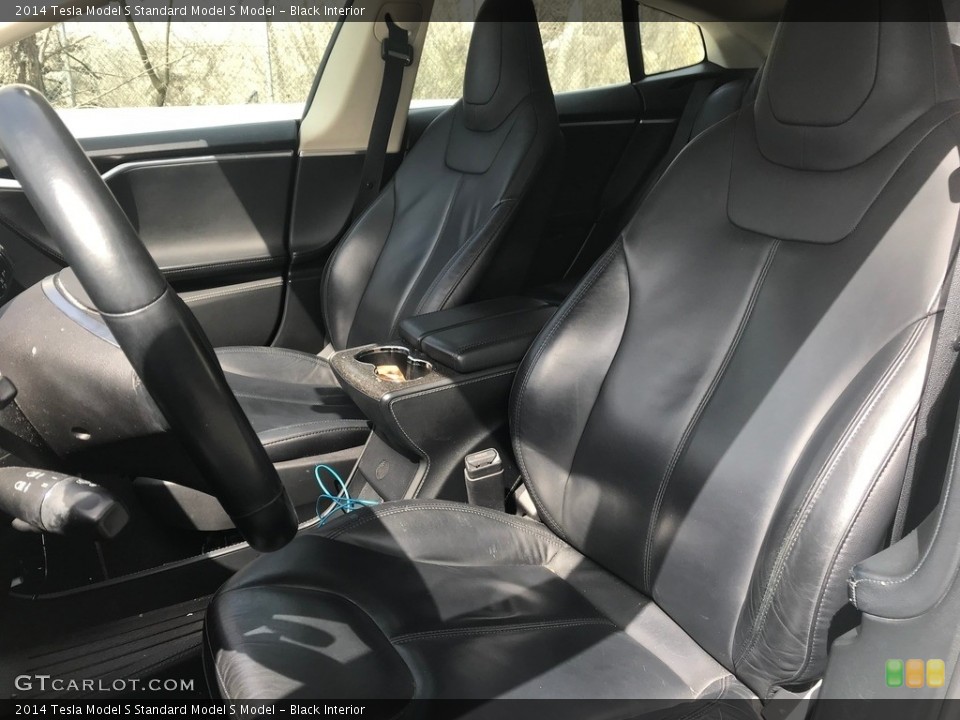 Black Interior Front Seat for the 2014 Tesla Model S  #126898404