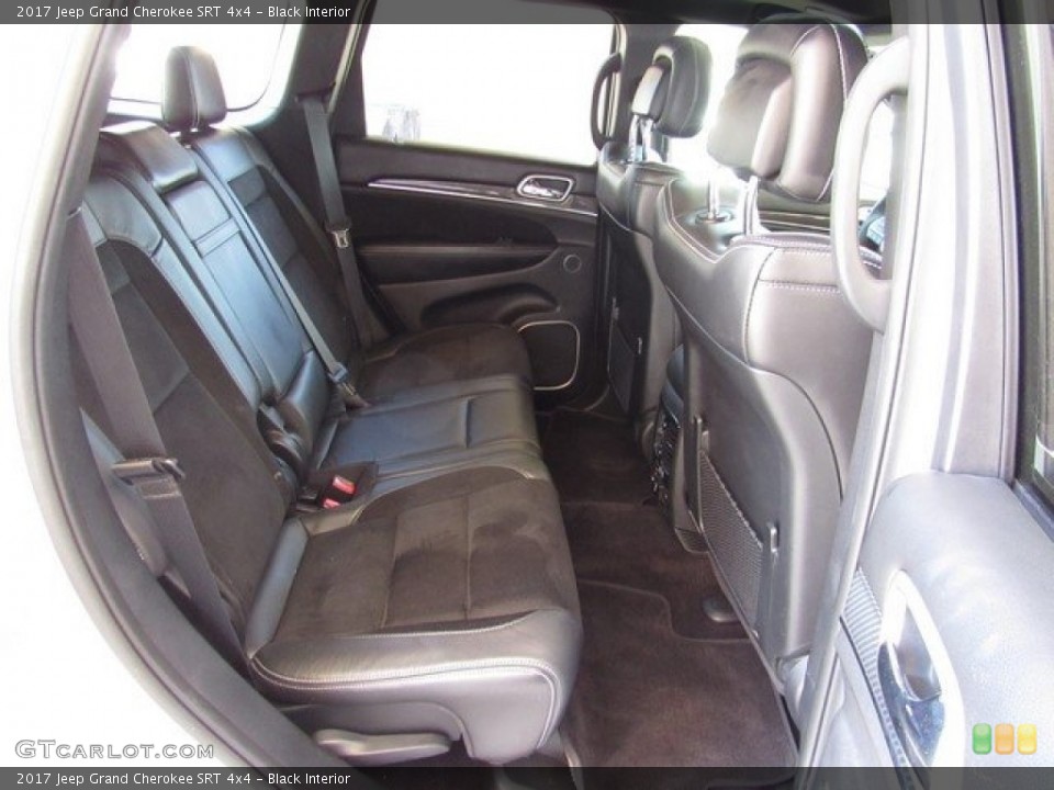 Black Interior Rear Seat for the 2017 Jeep Grand Cherokee SRT 4x4 #126900708