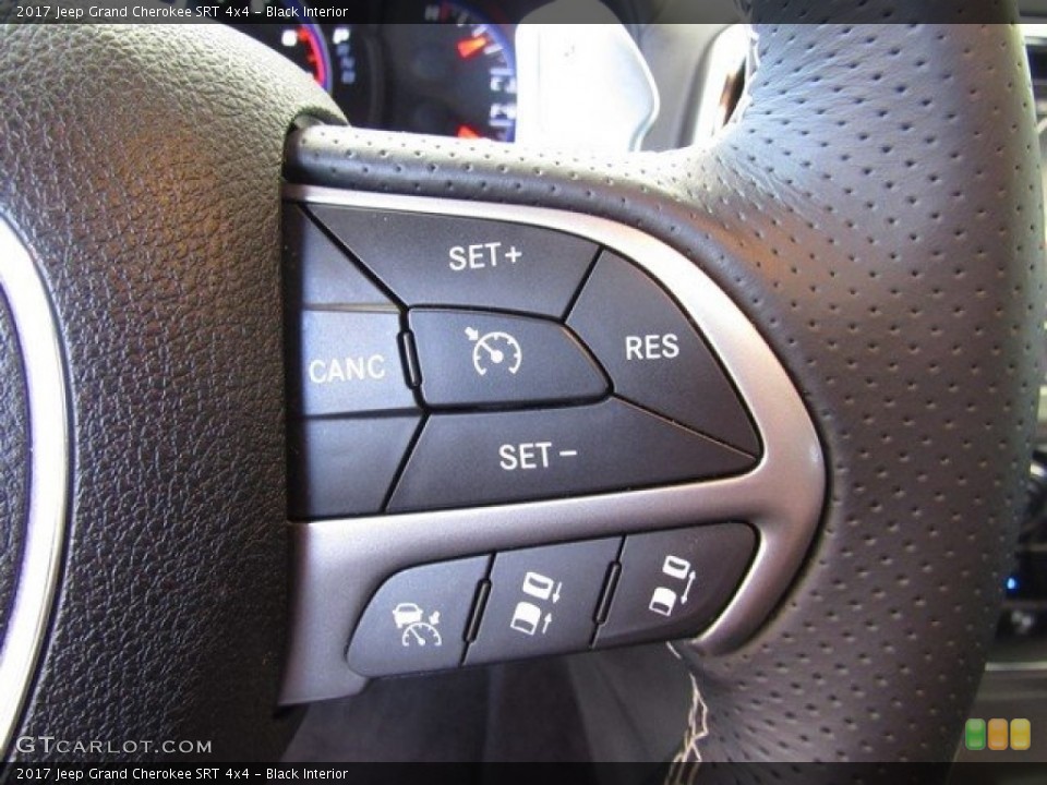 Black Interior Controls for the 2017 Jeep Grand Cherokee SRT 4x4 #126900873
