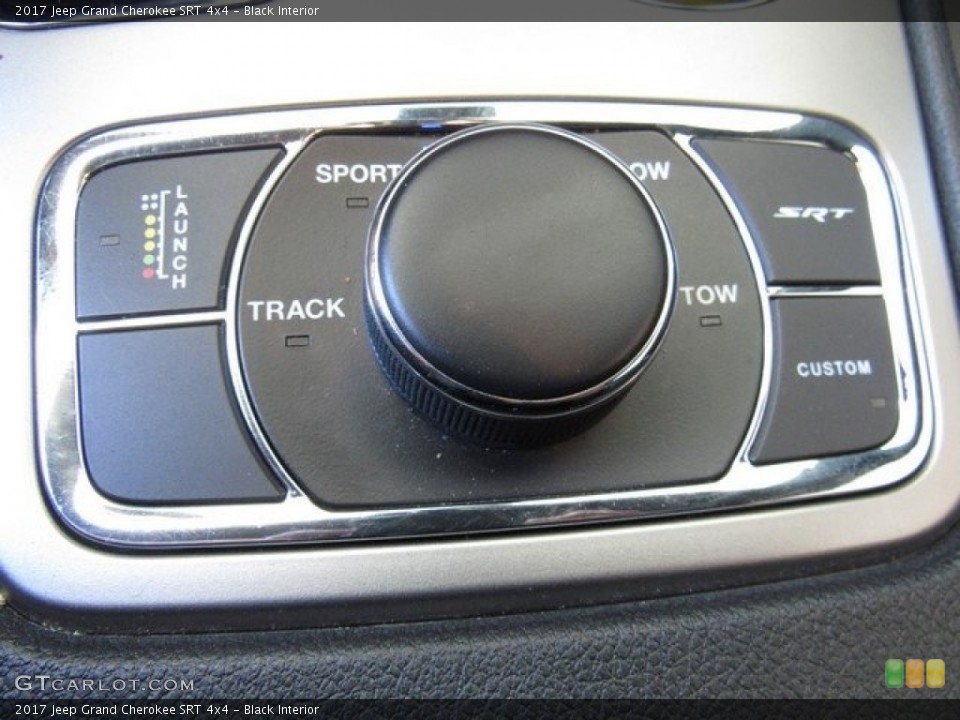Black Interior Controls for the 2017 Jeep Grand Cherokee SRT 4x4 #126900936