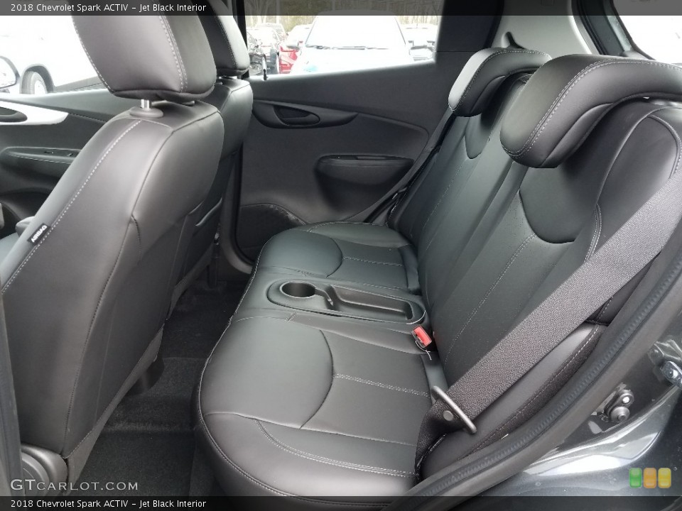 Jet Black Interior Rear Seat for the 2018 Chevrolet Spark ACTIV #126907590