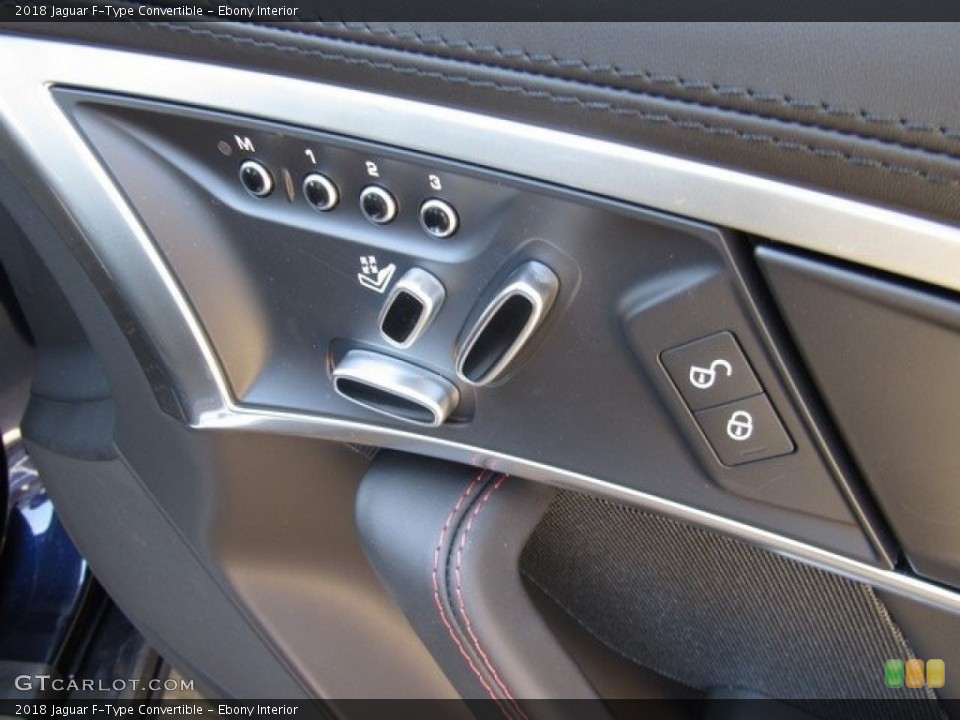 Ebony Interior Controls for the 2018 Jaguar F-Type Convertible #126909861