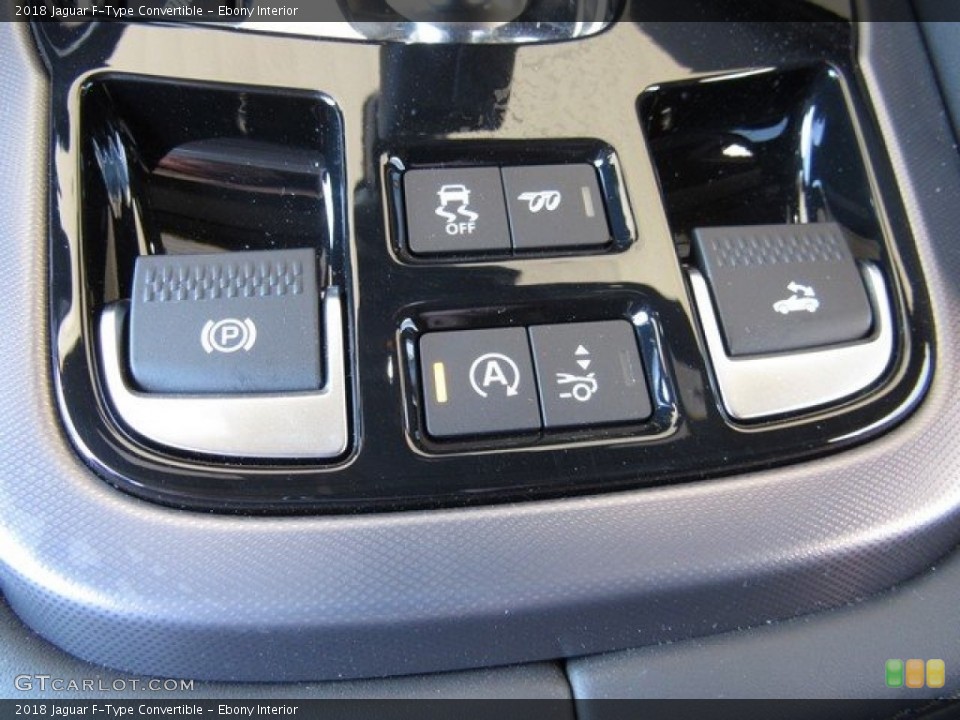 Ebony Interior Controls for the 2018 Jaguar F-Type Convertible #126910113