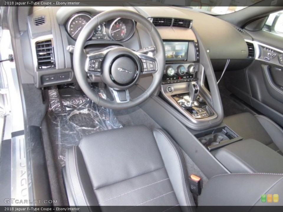 Ebony Interior Photo for the 2018 Jaguar F-Type Coupe #126910224