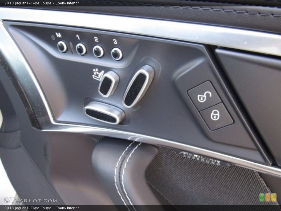 Ebony Interior Controls for the 2018 Jaguar F-Type Coupe #126910452