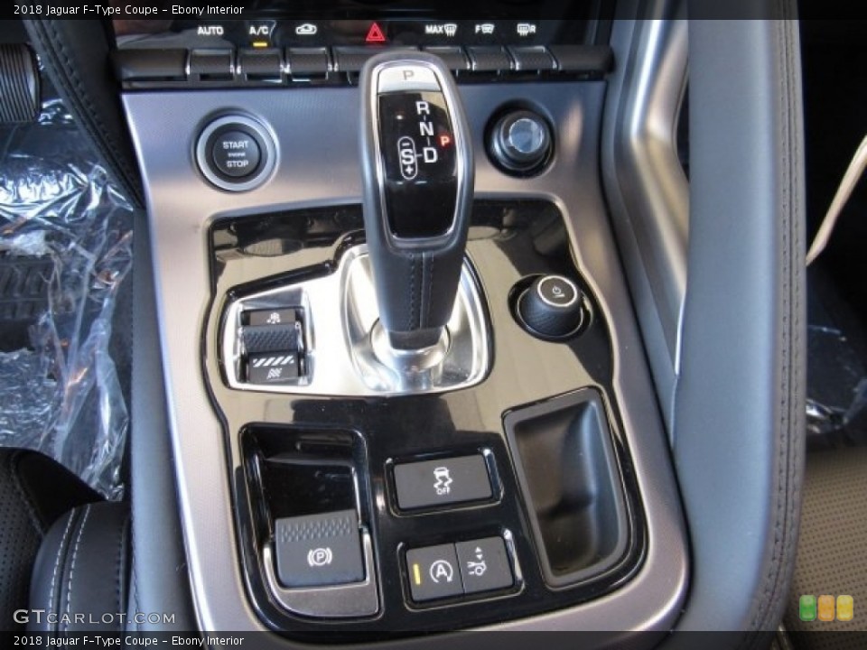 Ebony Interior Transmission for the 2018 Jaguar F-Type Coupe #126910734