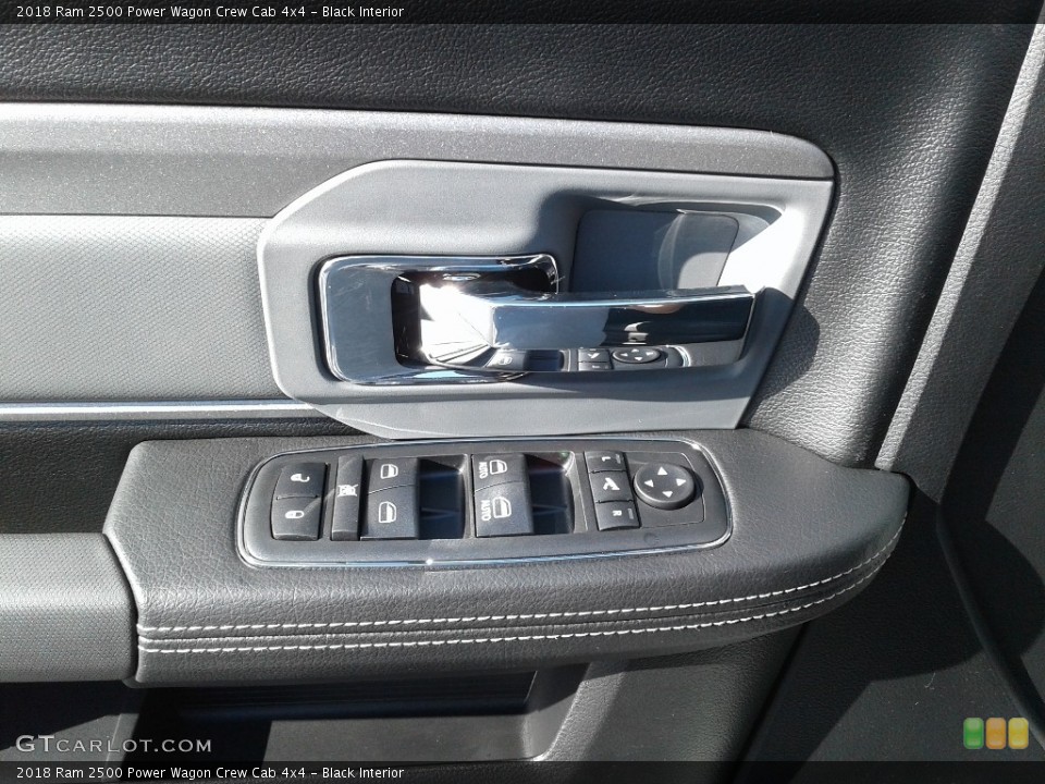 Black Interior Controls for the 2018 Ram 2500 Power Wagon Crew Cab 4x4 #126911085