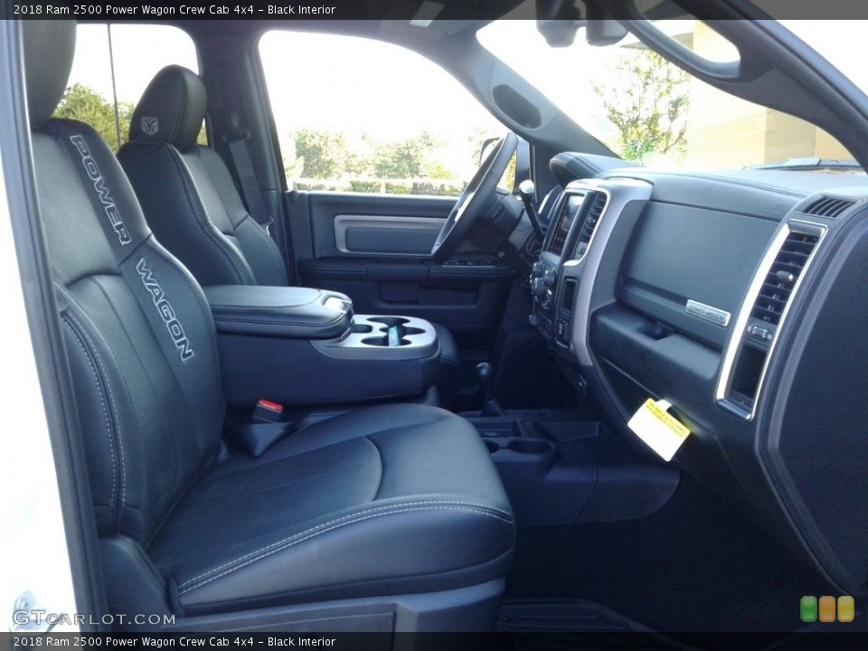 Black Interior Front Seat for the 2018 Ram 2500 Power Wagon Crew Cab 4x4 #126911238
