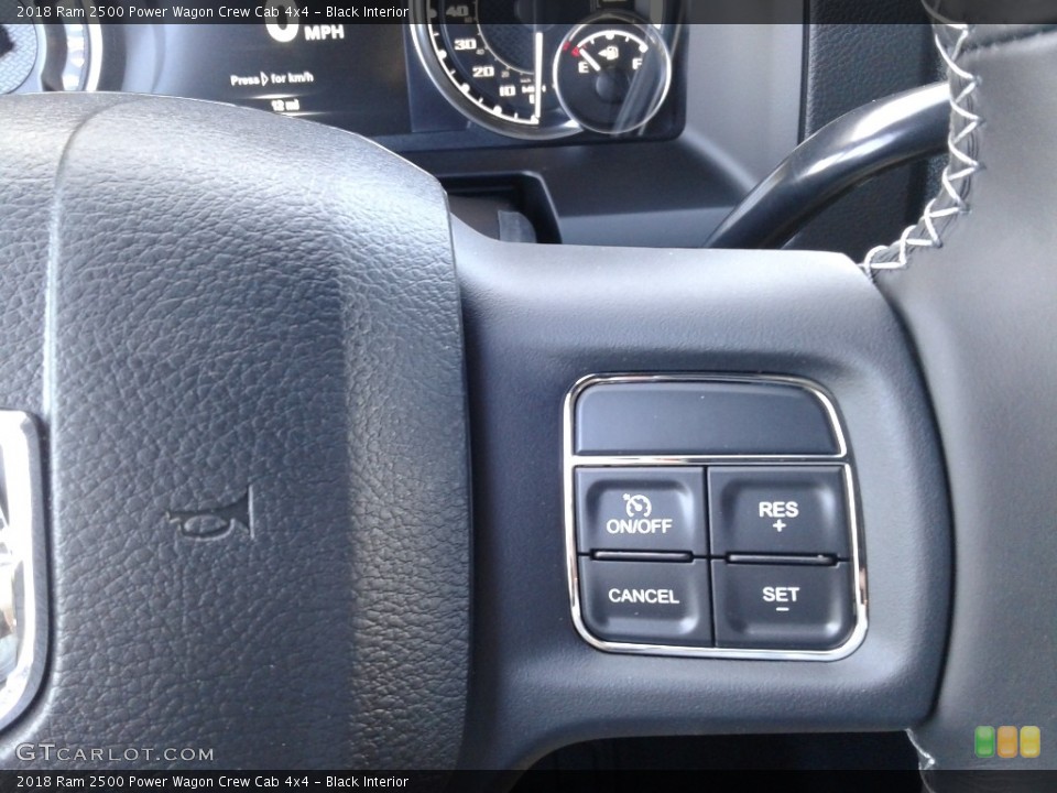 Black Interior Controls for the 2018 Ram 2500 Power Wagon Crew Cab 4x4 #126911343