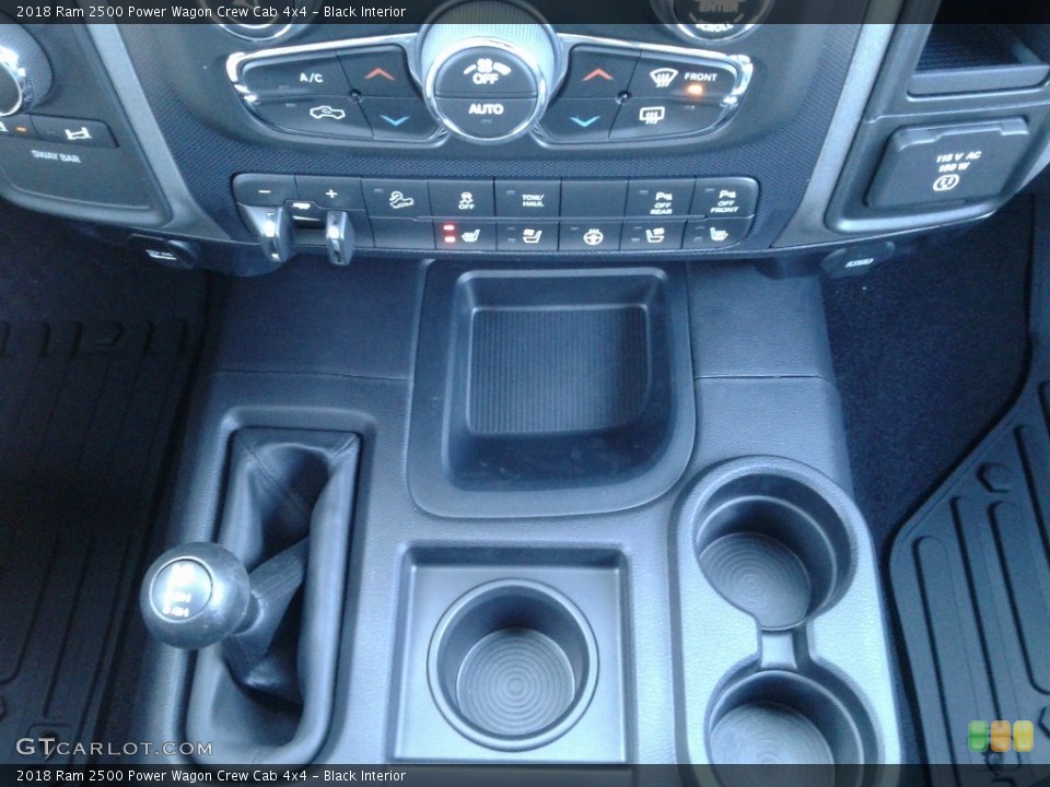 Black Interior Controls for the 2018 Ram 2500 Power Wagon Crew Cab 4x4 #126911685