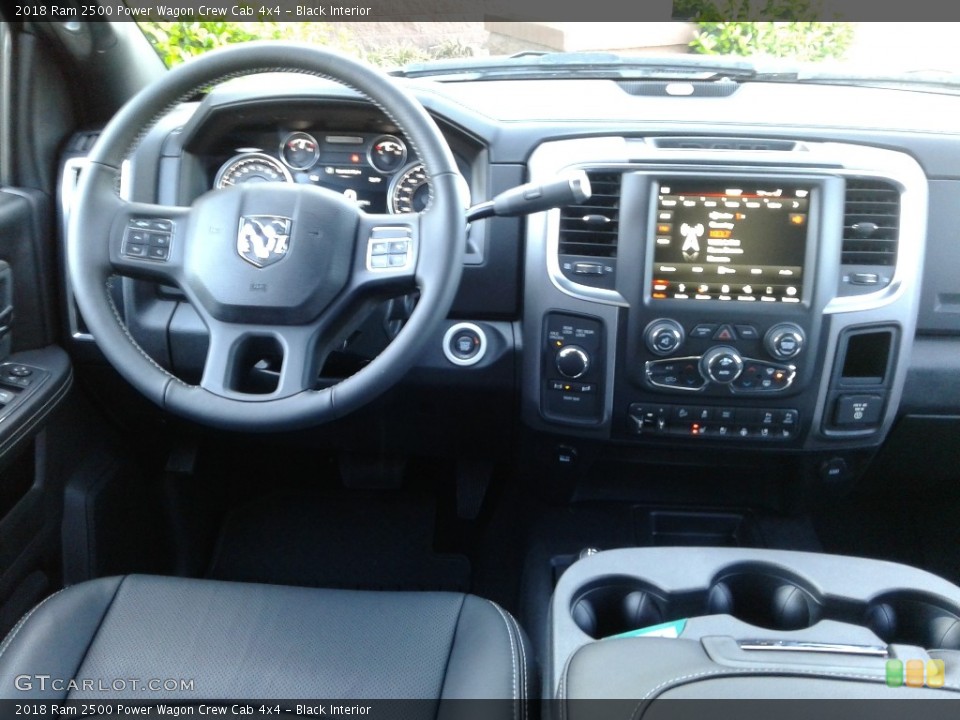 Black Interior Dashboard for the 2018 Ram 2500 Power Wagon Crew Cab 4x4 #126911811
