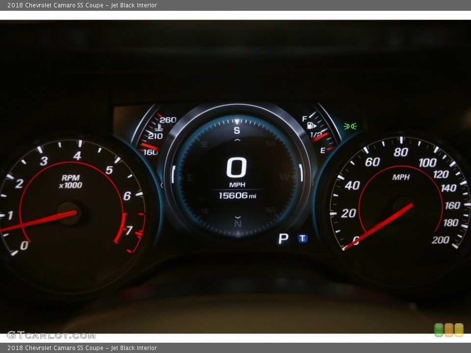 Jet Black Interior Gauges for the 2018 Chevrolet Camaro SS Coupe #126911988