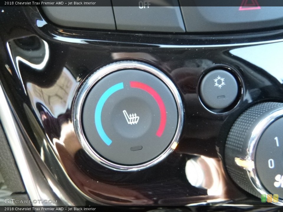 Jet Black Interior Controls for the 2018 Chevrolet Trax Premier AWD #126914619
