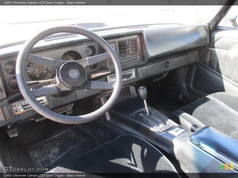 Black Interior Photo for the 1980 Chevrolet Camaro Z28 Sport Coupe #126931266