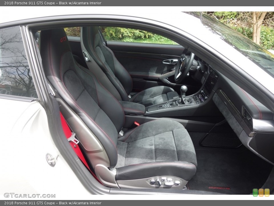 Black w/Alcantara Interior Front Seat for the 2018 Porsche 911 GTS Coupe #126931668