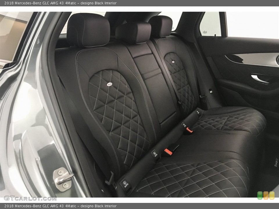 designo Black Interior Rear Seat for the 2018 Mercedes-Benz GLC AMG 43 4Matic #126949991