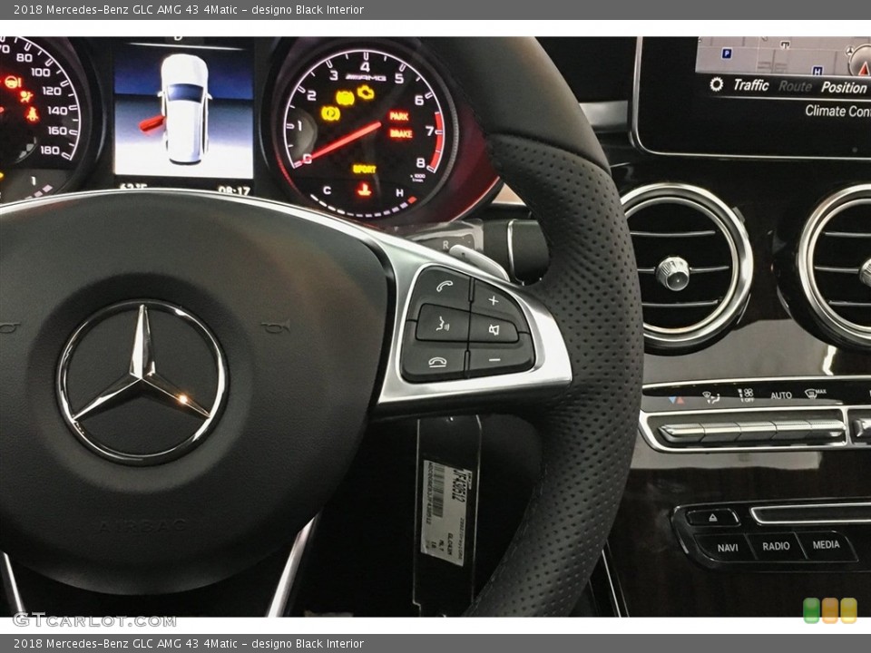 designo Black Interior Controls for the 2018 Mercedes-Benz GLC AMG 43 4Matic #126950153
