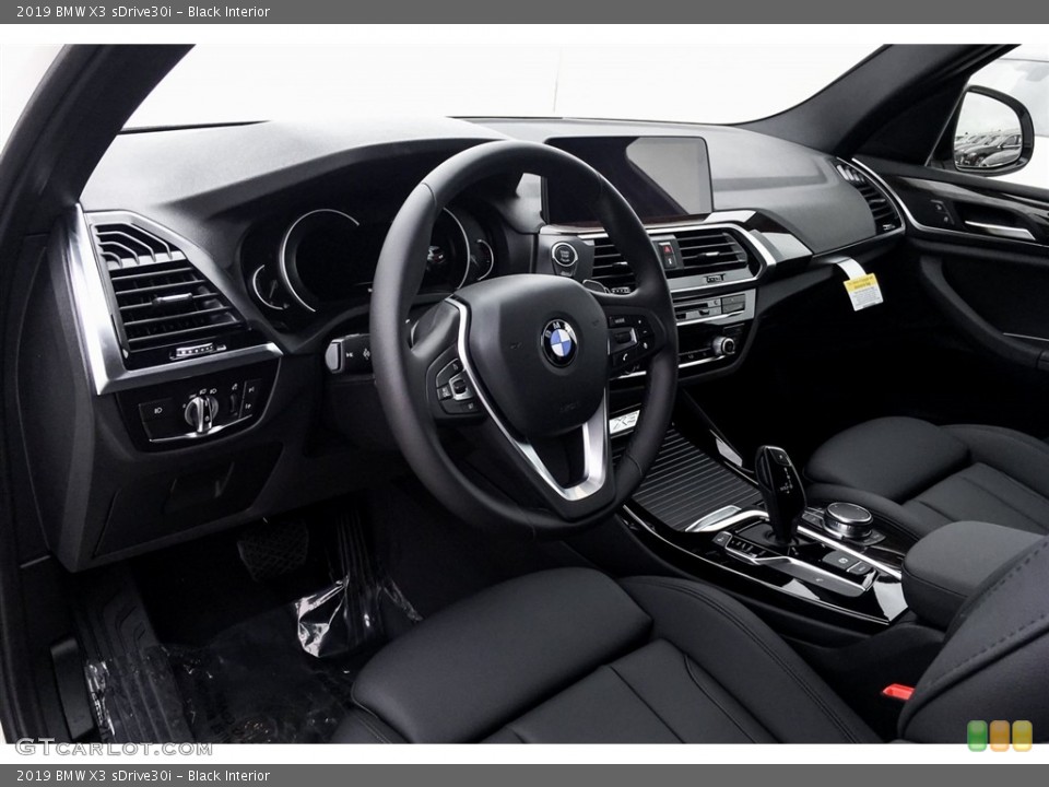 Black Interior Photo for the 2019 BMW X3 sDrive30i #126956072